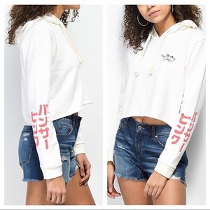 Desert Dreamer Cropped Pink Panther Hoodie